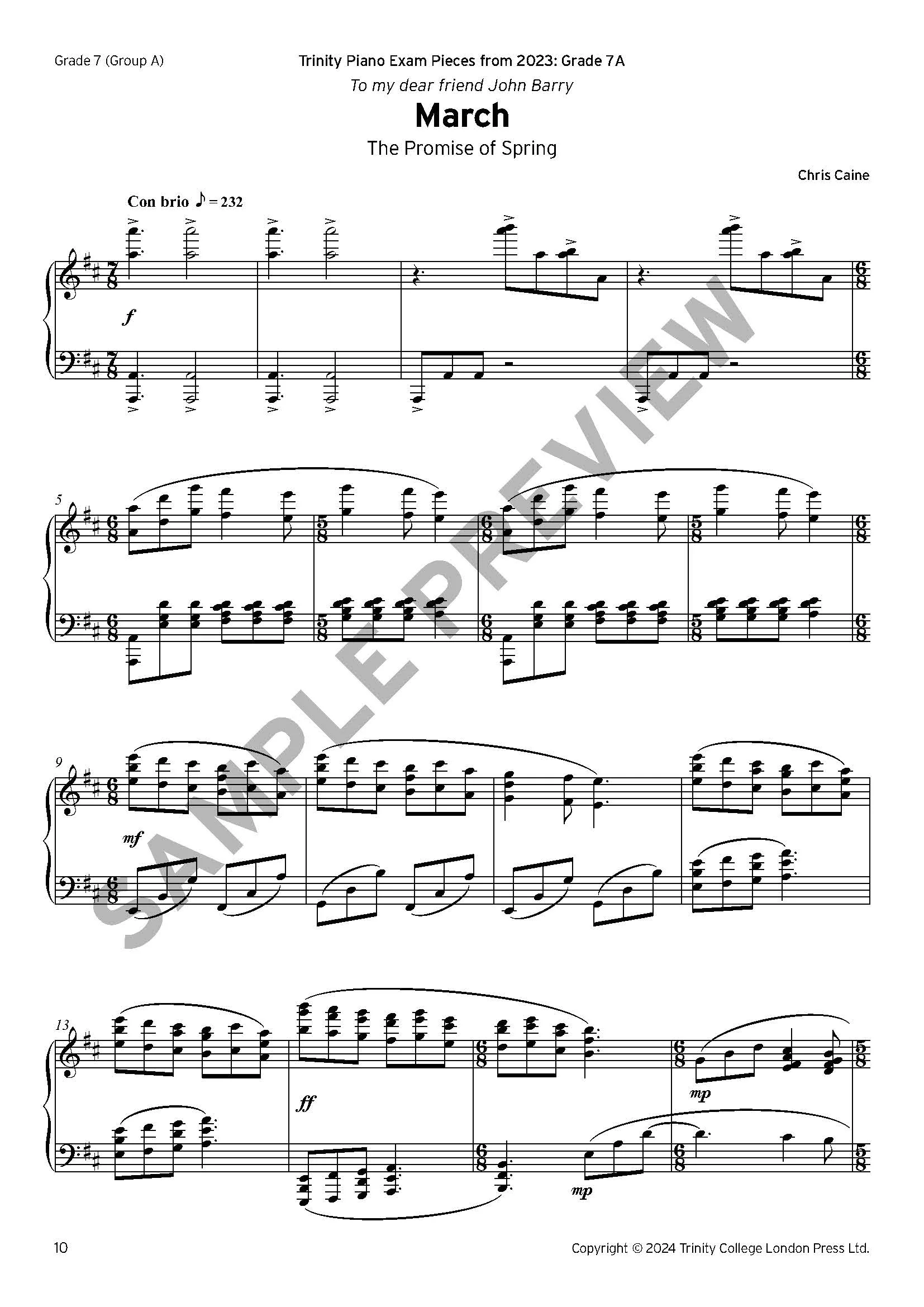 A Year in Twelve Keys - Diatonic Studies for Piano - ebook - Image 4