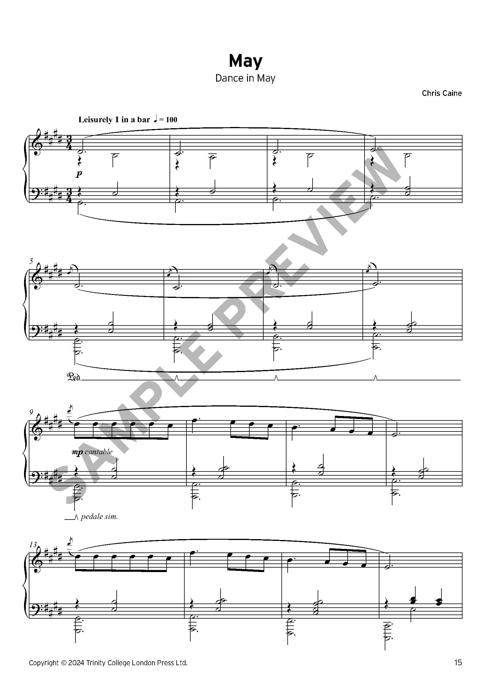 A Year in Twelve Keys - Diatonic Studies for Piano - ebook - Image 6