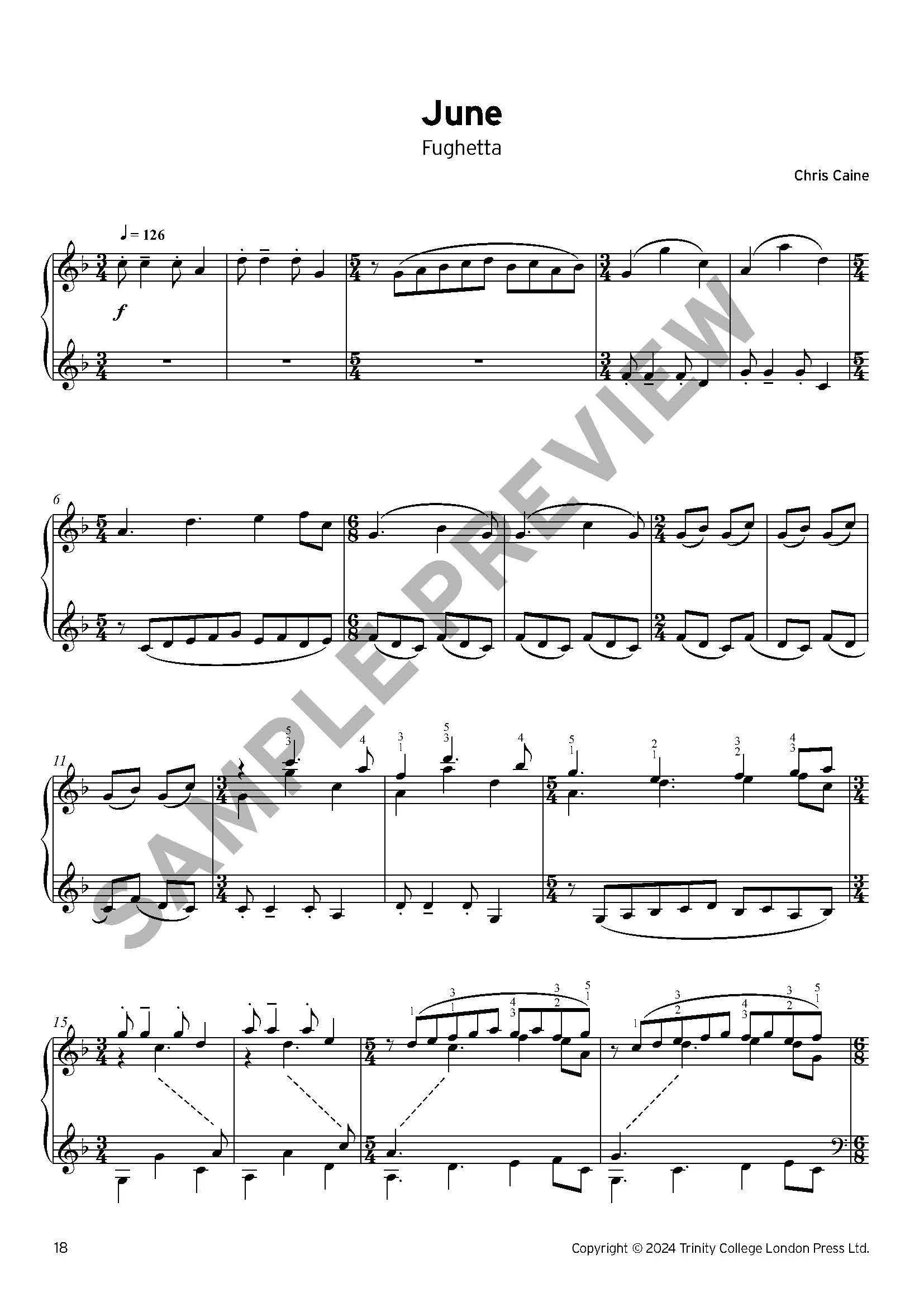A Year in Twelve Keys - Diatonic Studies for Piano - ebook - Image 7