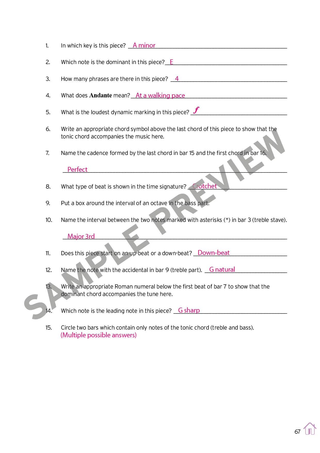 Theory of Music Model Answers Grade 3 — ebook - Image 6