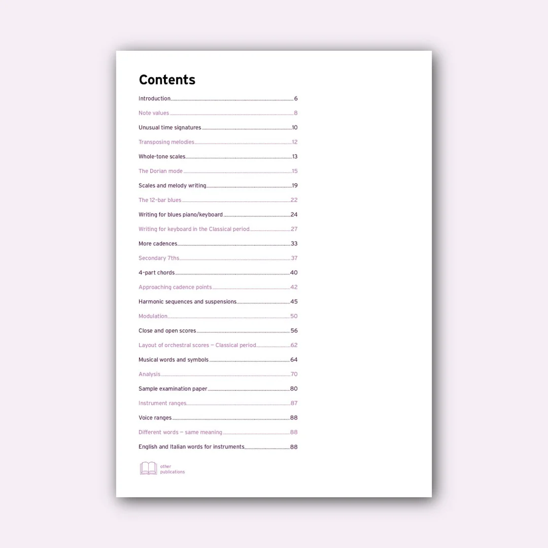 Theory of Music Model Answers: Grade 7 — ebook - Image 3