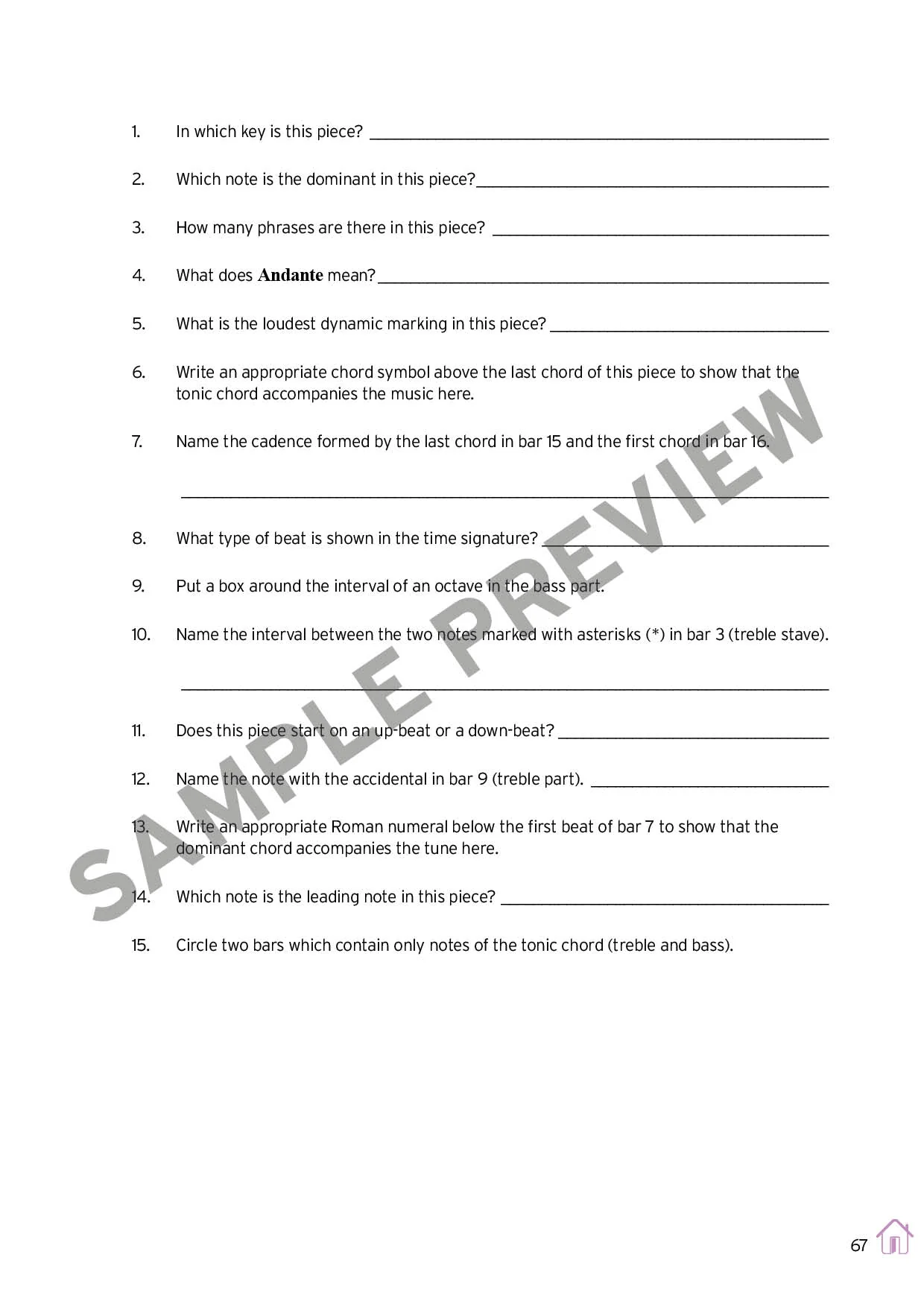 Theory of Music Workbook Grade 3 (2nd edition) — ebook - Image 6